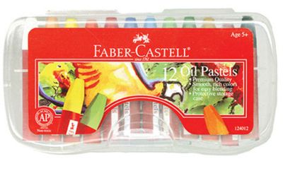 12 Count Oil Pastels By Faber Castell