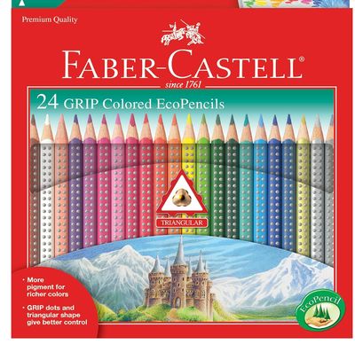 24 Pc. Grip Colored EcoPencils by Faber Castell