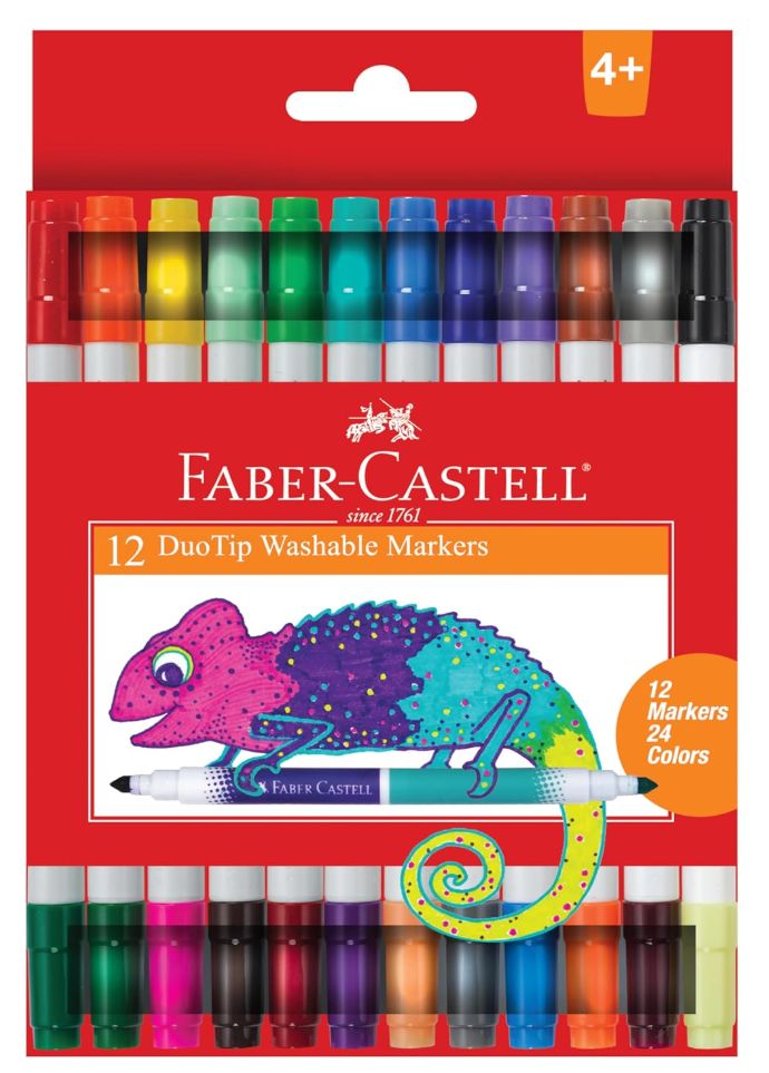 DuoTip Washable Markers 12 Count