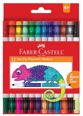 DuoTip Washable Markers 12 Count