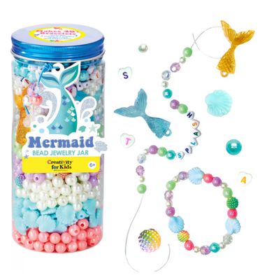 Mermaid Bead Jewelry Jar