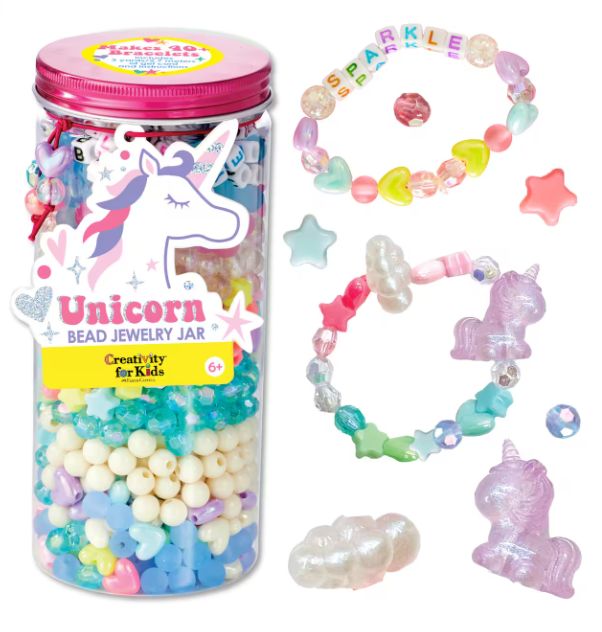 Unicorn Bead Jewelry Jar