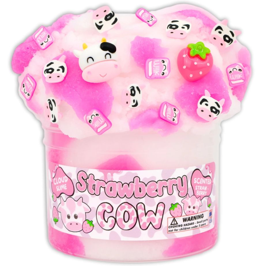 Strawberry Cow Cloud Slime