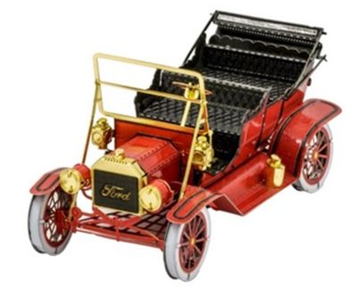 1908 Ford Model T Vehicle Red Version Metal Earth
