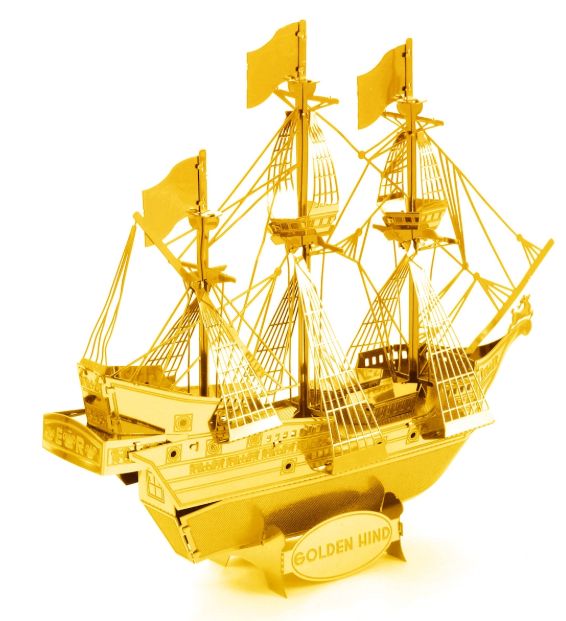 Metal Earth Golden Hind Ship