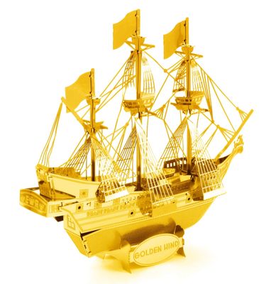 Metal Earth Golden Hind Ship