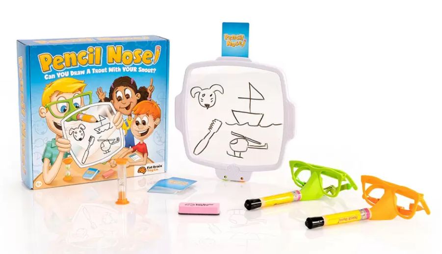 Pencil Nose Game By Fat Brain Toys