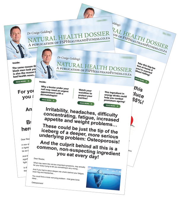 Dr Golding's Natural Health Dossier online subscription - annual