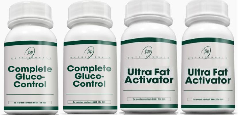 2 Bottles of Complete Gluco Control &amp; 2 Bottles of Ultra Fat Activator