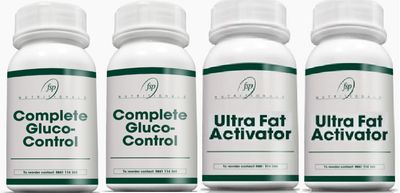 2 Bottles of Complete Gluco Control & 2 Bottles of Ultra Fat Activator