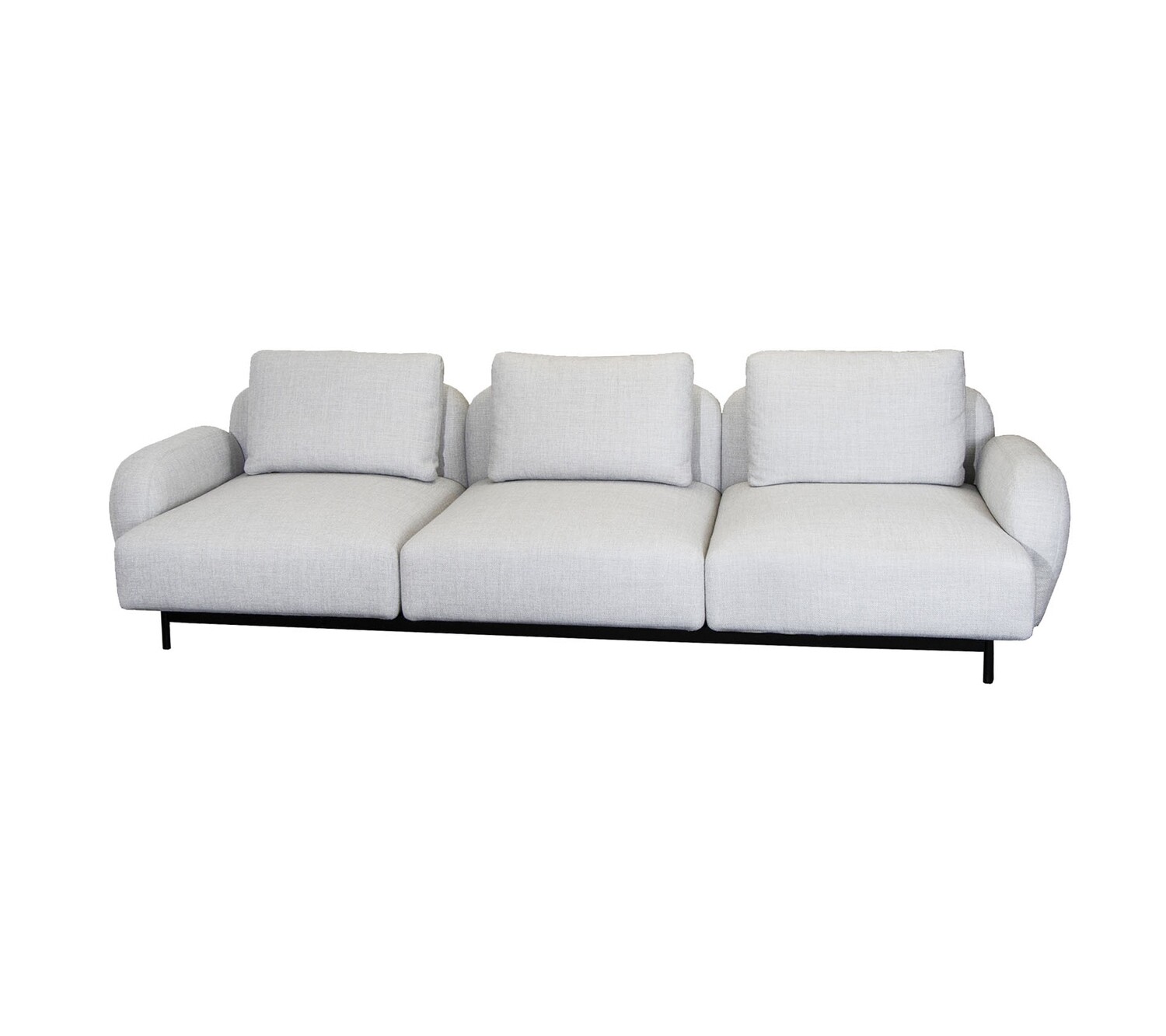 Aura 3-Sitzer-Sofa m/niedrigen Armlehnen