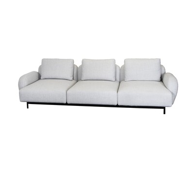 Aura 3-Sitzer-Sofa m/niedrigen Armlehnen