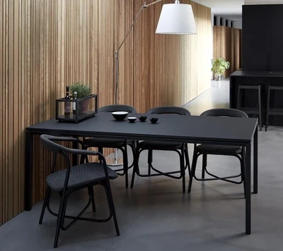 Set 1: Tisch 200x100 cm, 6 Stühle