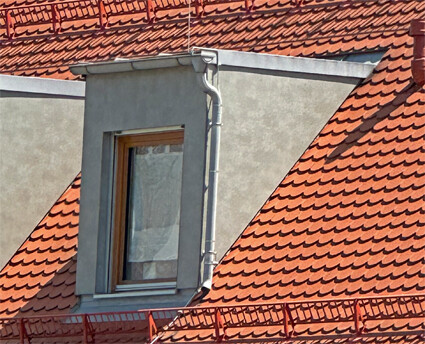 Flachdachgaube