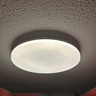 Slim Disk S weiss Ø 22cm, Höhe nur 4 cm  LED