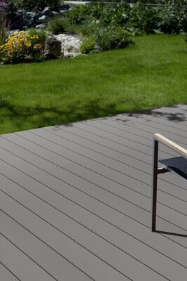 Terrassenbelag Flusssteingrau Character Massive WPC Twinson 6 m x 14 cm x 20 mm (L x B x S)