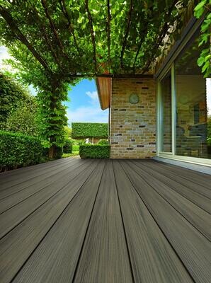 Terrassenbelag Eiche antikbraun Majestic Massive WPC Twinson 6 m x 14 cm x 20 mm (L x B x S)