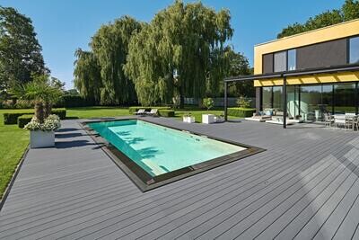 Terrassenbelag Schiefer grau Character Massive WPC Twinson 4 m x 14 cm x 20 mm (L x B x S)