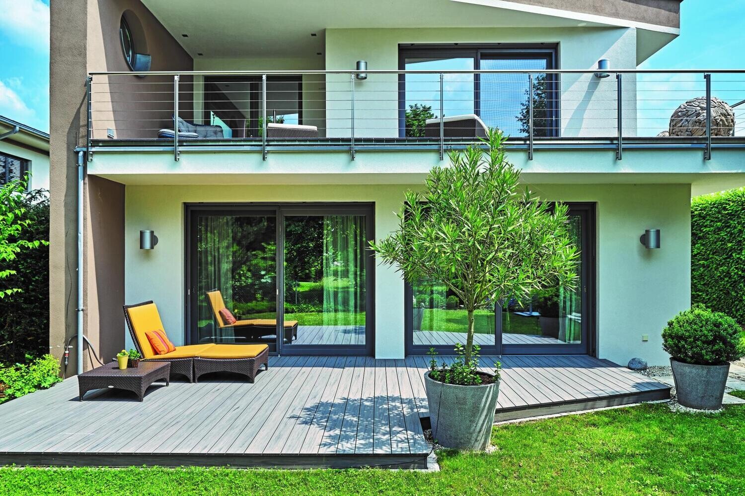 Terrassenbelag Eiche rauchgrau Majestic Massive WPC Twinson 5 m x 14 cm x 20 mm (L x B x S)