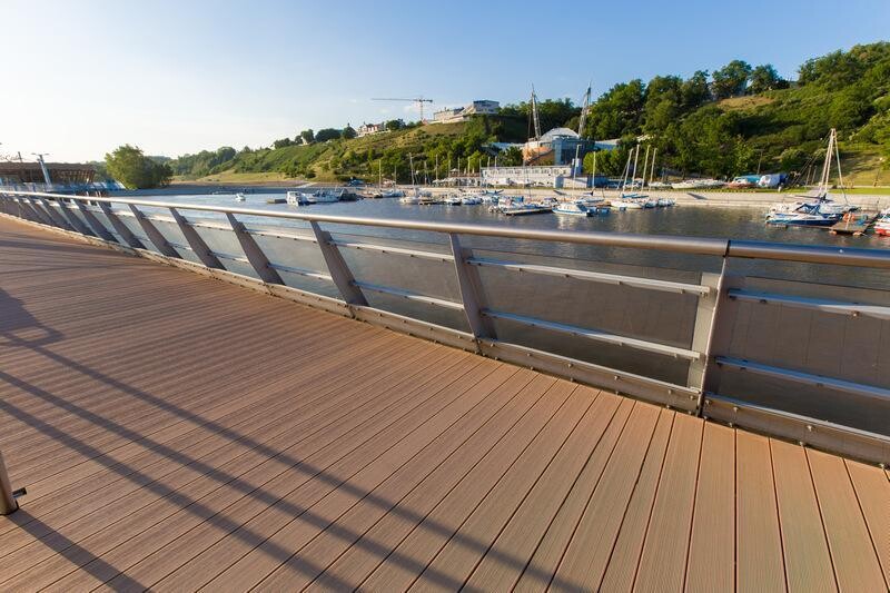 Terrassenbelag Walnussbraun Character Massive WPC Twinson 4 m x 14 cm x 20 mm (L x B x S)