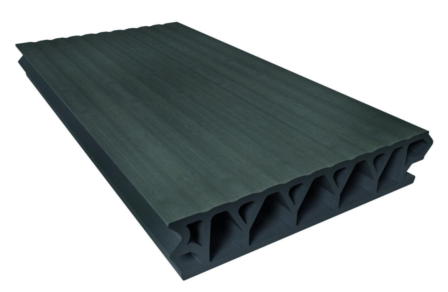 Terrassenbelag Süssholzschwarz Terrace + WPC Twinson 4 m x 16,7 cm x 32 mm (L x B x S)