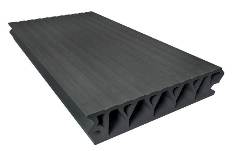 Terrassenbelag Haselnussbraun Terrace + WPC Twinson 6 m x 16,7 cm x 32 mm (L x B x S)