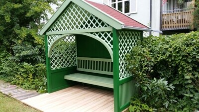 Hochwertige Philosophenbank 275 x 140 cm