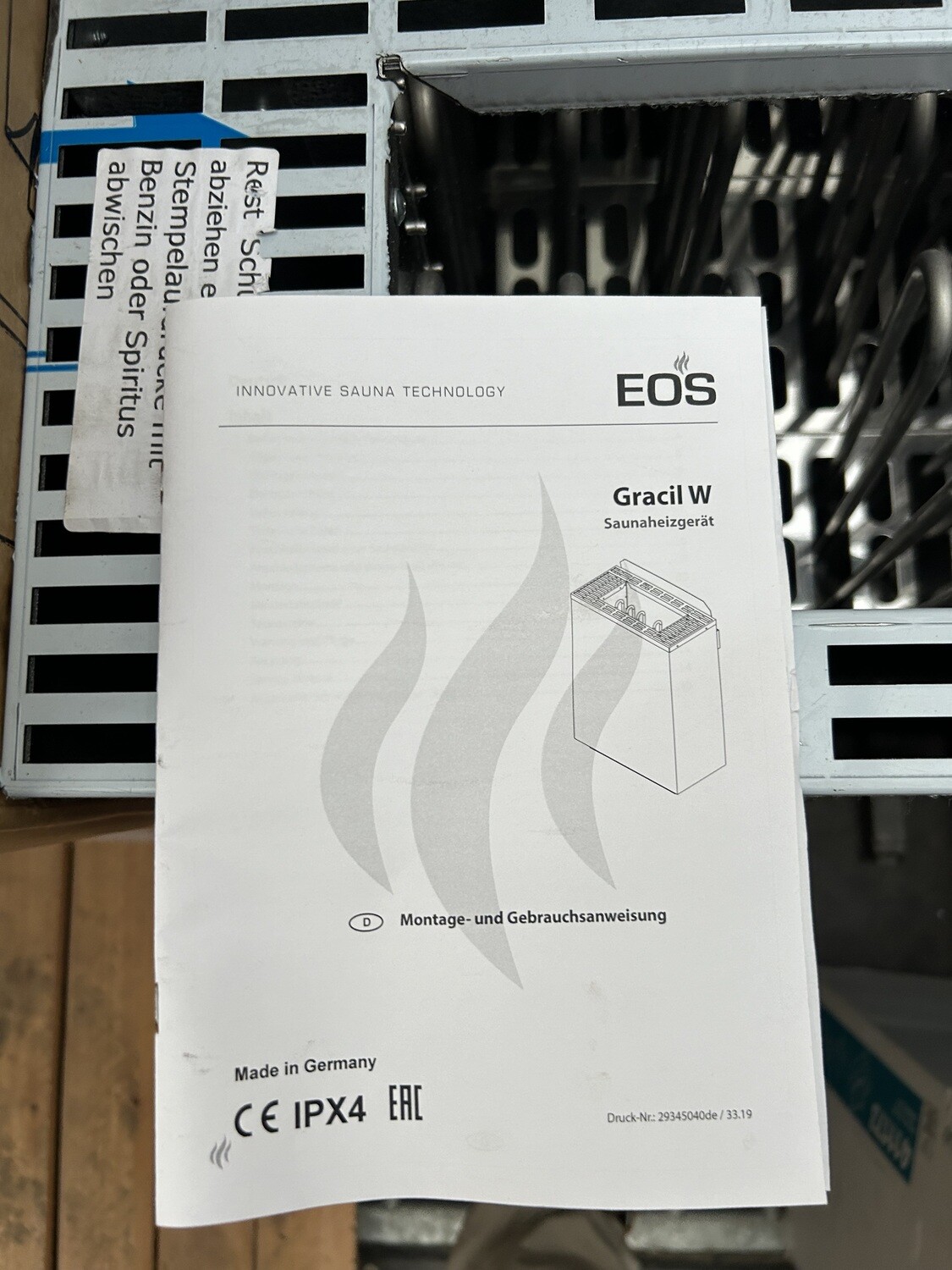 EOS Saunaofen Gracil W 9 KW