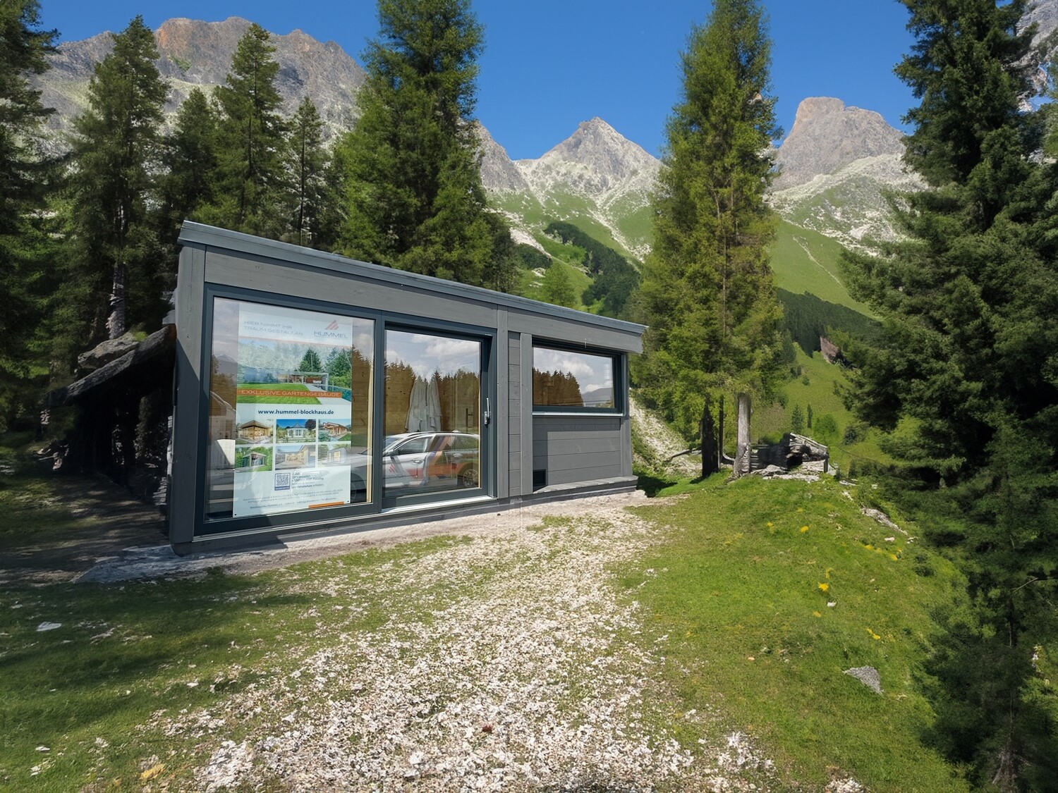 Tinysauna – Kompakt-Saunahaus vormontiert auf 6 m Basis, EOS-Technik &amp; sofort verfügbar