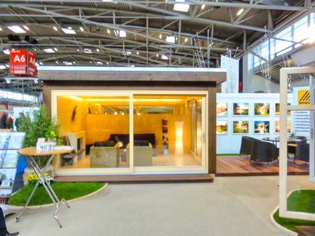 Vorlaufhaus Lounge L – Modernes Gartenhaus 450×340 cm mit Hebe-Schiebetüren