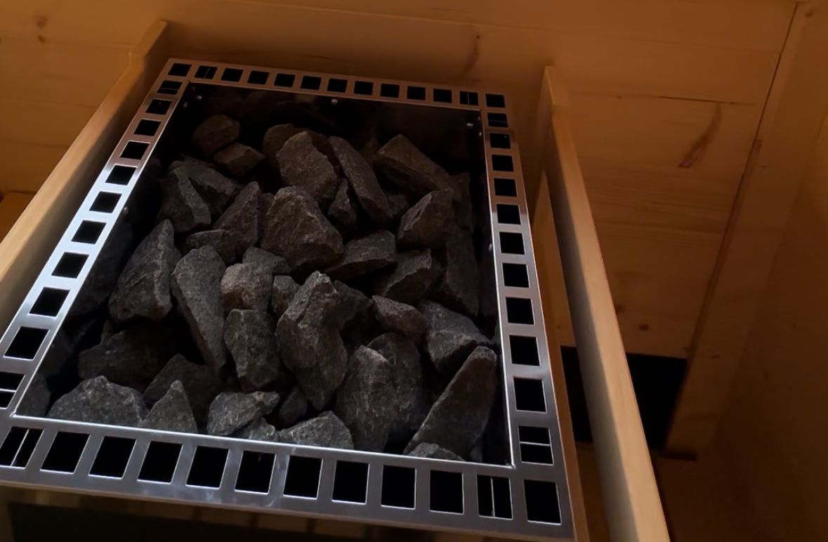 KUSATEK Independent 10 kW Gas-Saunaofen Komplettset – autark mit Gasflasche – Vorführgerät