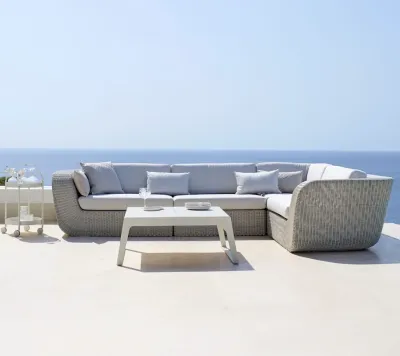 Savanna White Lounge Set 1