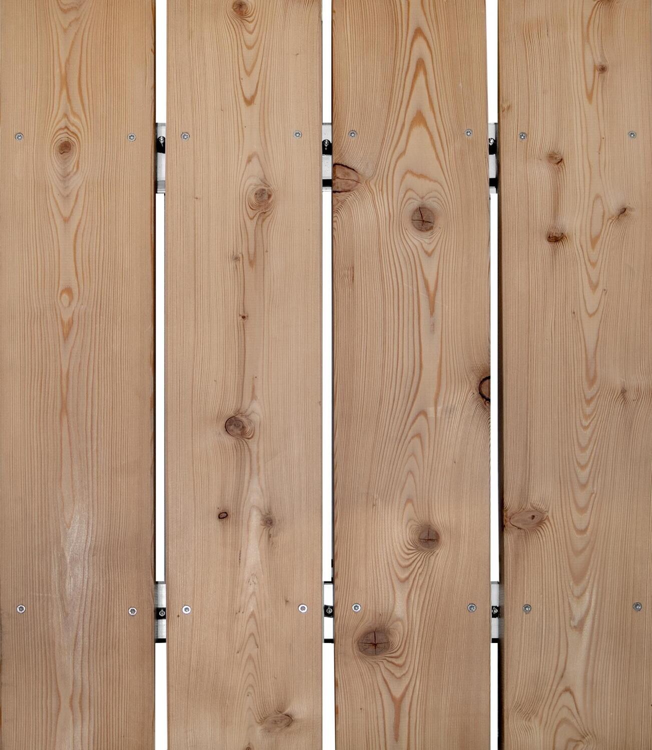Siberian Larch Decking 5.1 m x 14.3 cm x 34 mm (L x W x T) Siberian Larch Decking 5.1 m x 14.3 cm x 34 mm (L x W x T)