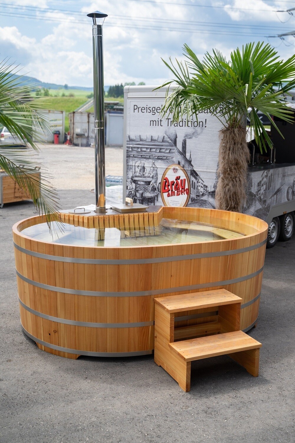 Bain nordique, sans poêle, sans système de filtration