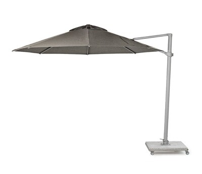 Ombrellone a braccio Weishäupl Ø 350 Set 1 incl. Piastra di base, Copertura protettiva