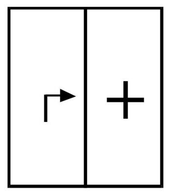 Holz-Alu 1 flg. Hebe-Schiebe-Tür (HST) Schema A, Fichte,  2510x1885 mm