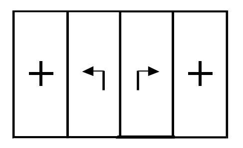 2-panel lift-slide door (HST) Schema C, Spruce, 4010x2385 mm