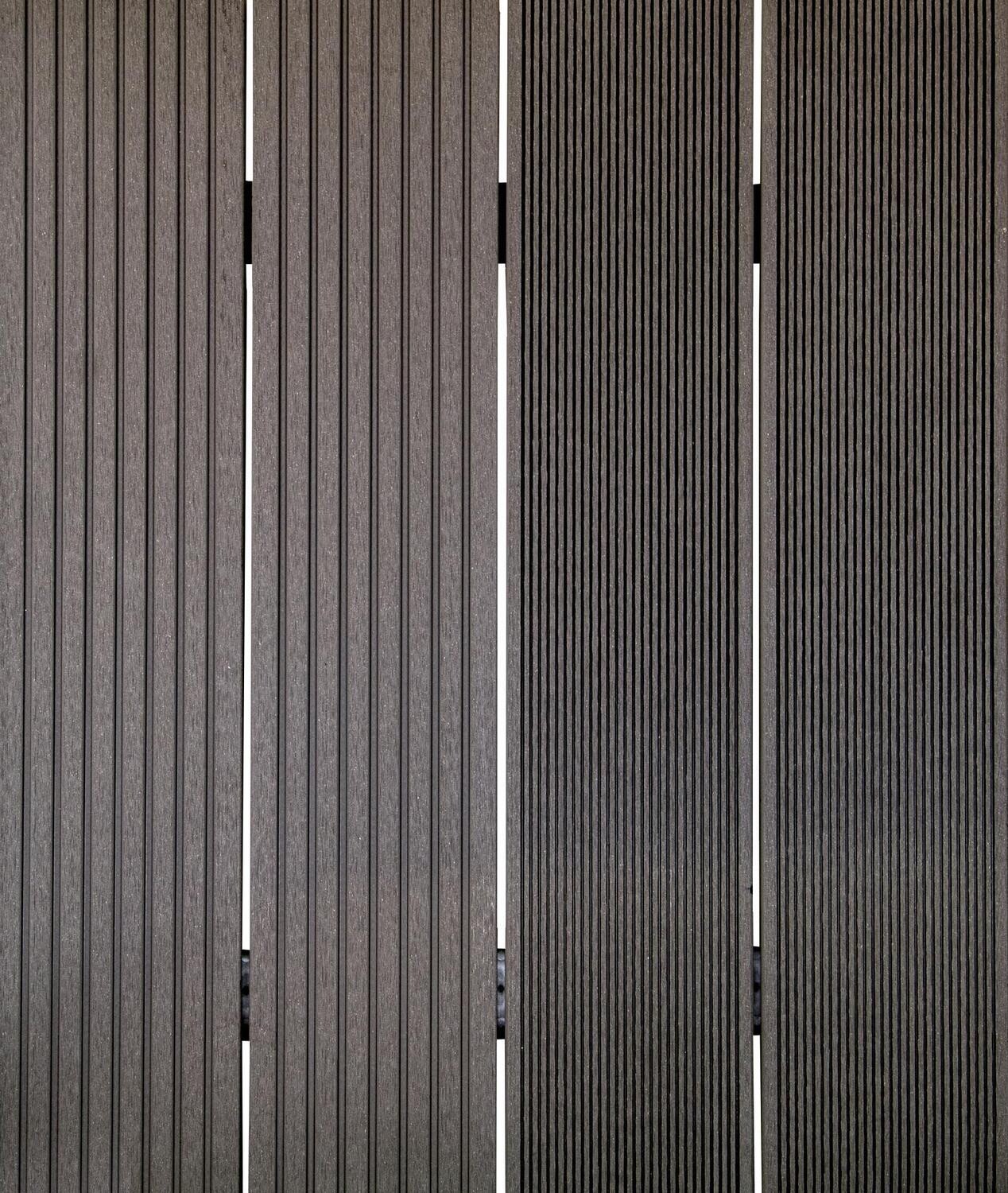 Anthracite Terrace Decking BPC 3 m x 14.5 cm x 20 mm (L x W x T)