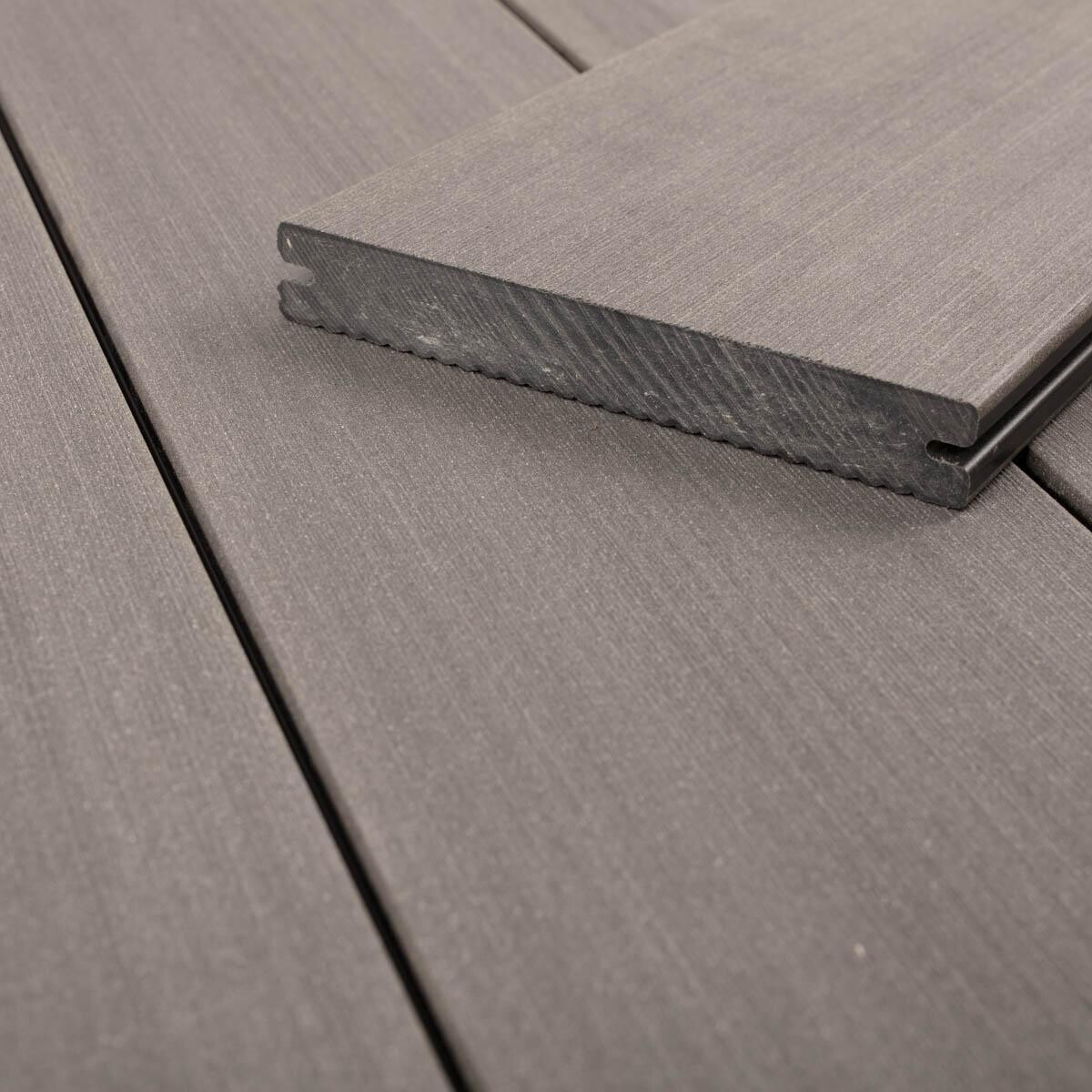 Decking Licorice Black Character Massive WPC Twinson 4 m x 14 cm x 20 mm (L x W x T)