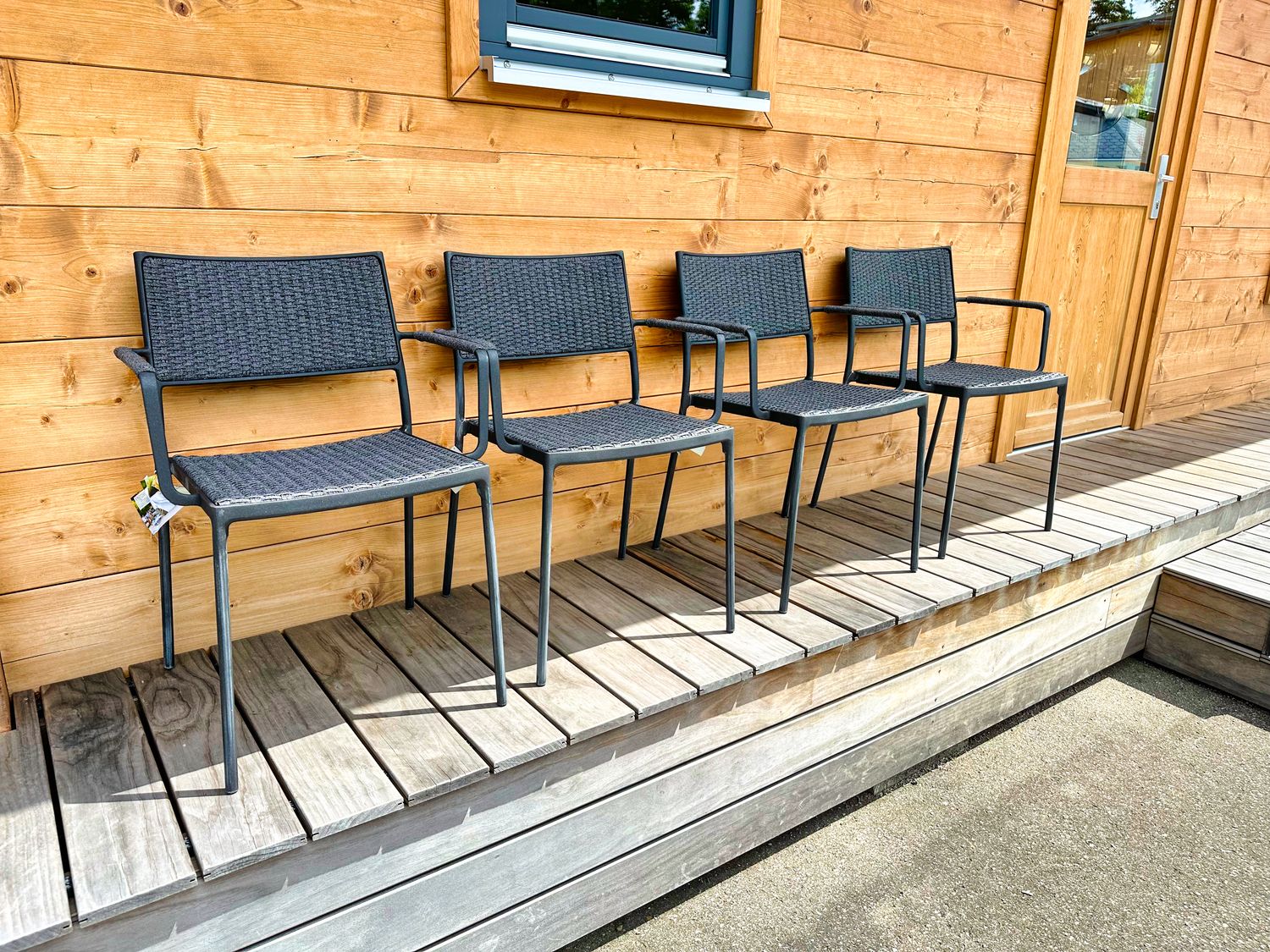 Cane-line Less Armchair with Armrest EXHIBITION PIECE