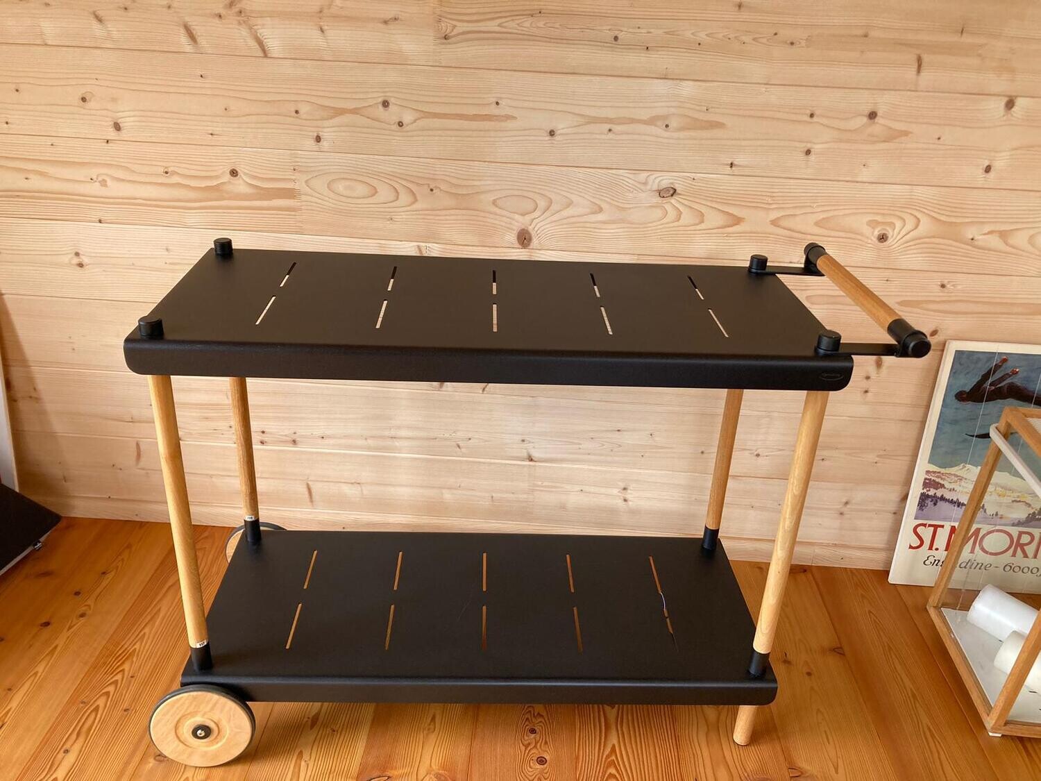 Cane-line Frame Tea Cart Serving Trolley