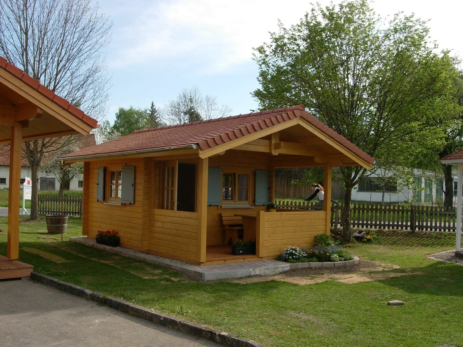 Garden House "Ottobeuren" with Patio – Model House 550 × 350 cm