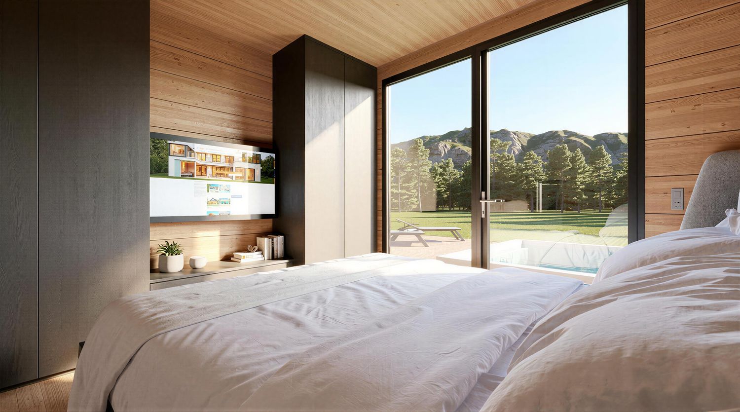 Zweites Schlafzimmer im Tinyhaus Model L – Gästezimmer oder Kinderzimmer im Tiny House