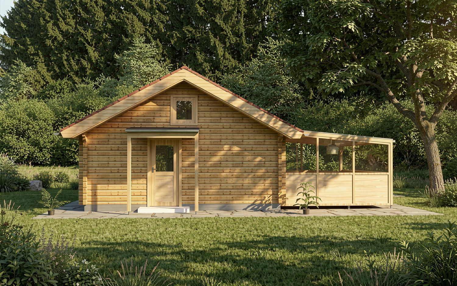 Kleingarten Tinyhaus Dachau Karlsfeld – nachhaltiges Minihaus aus Holz mit großzügiger Fensterfront