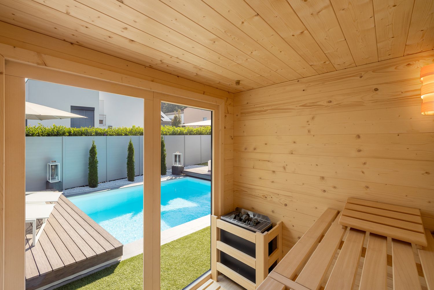 Heirloom Sauna da Giardino 236x190 Casa Espositiva Schwerin | Disponibile Subito