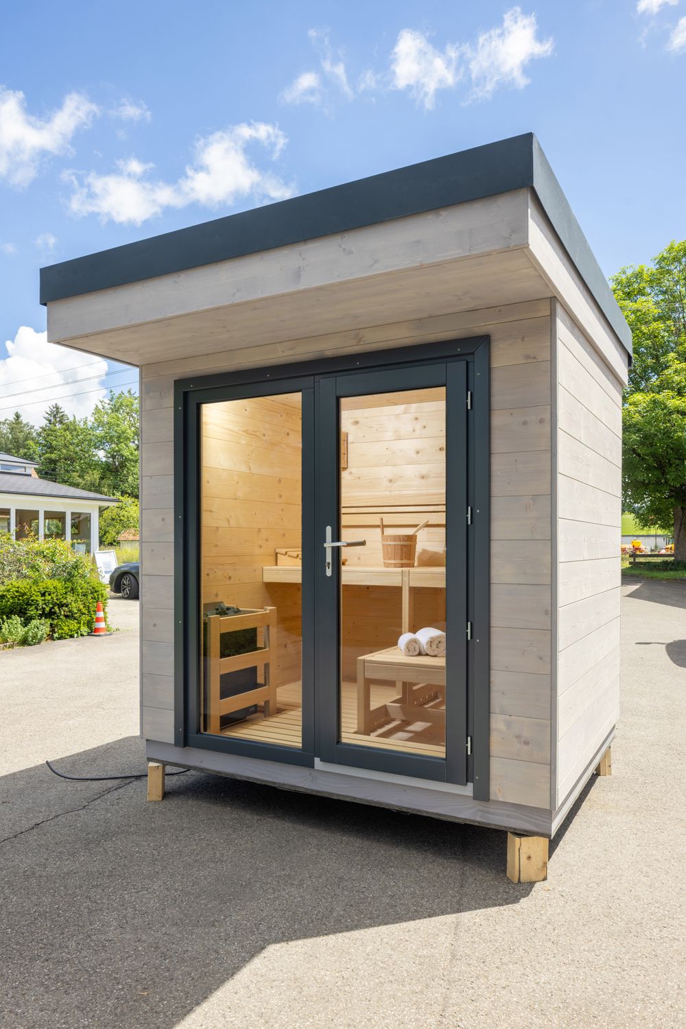 Heirloom Garden Sauna 236x190 Exhibition House Schwerin | Available Immediately