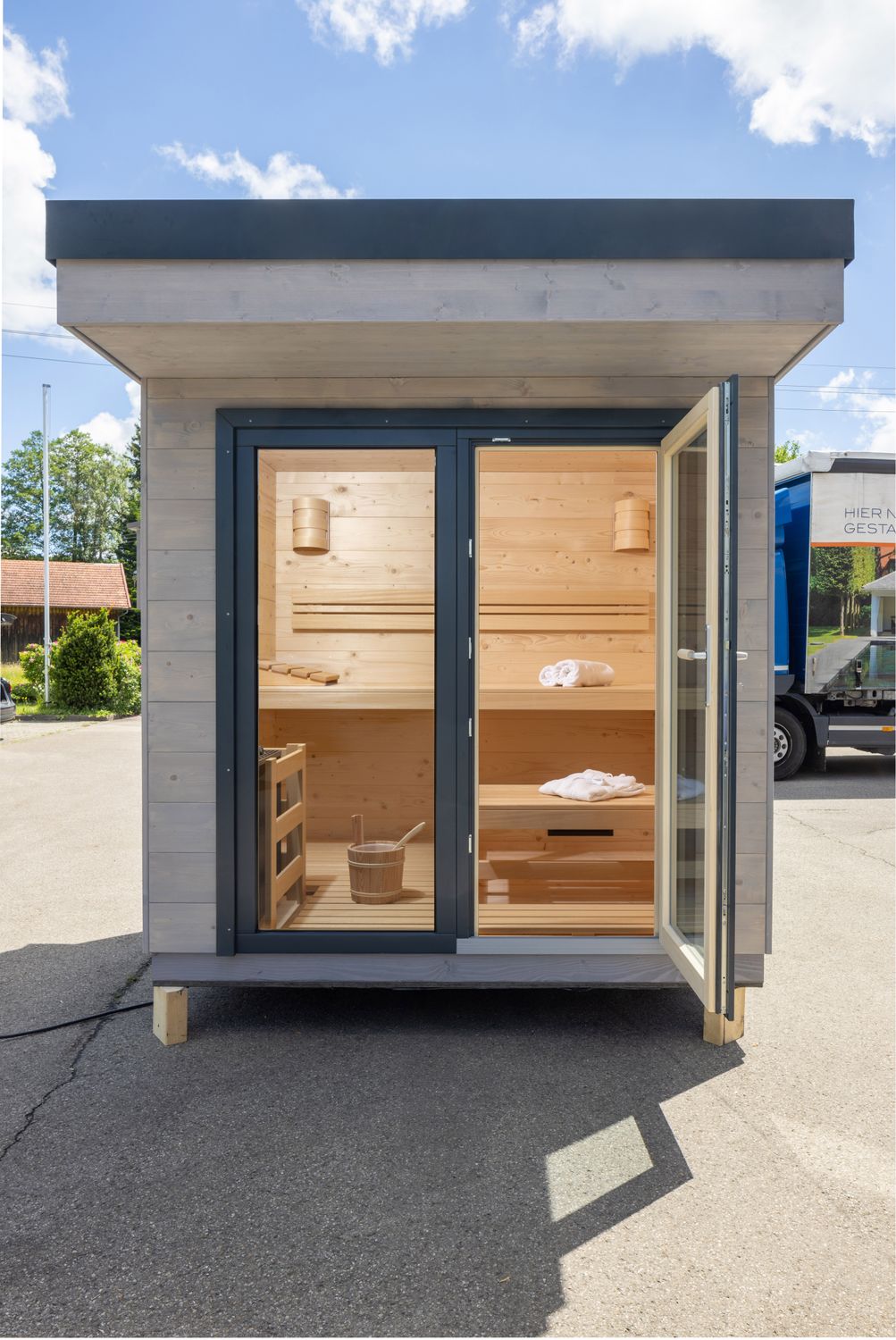 Heirloom Sauna da Giardino 236x190 Casa Espositiva Schwerin | Disponibile Subito