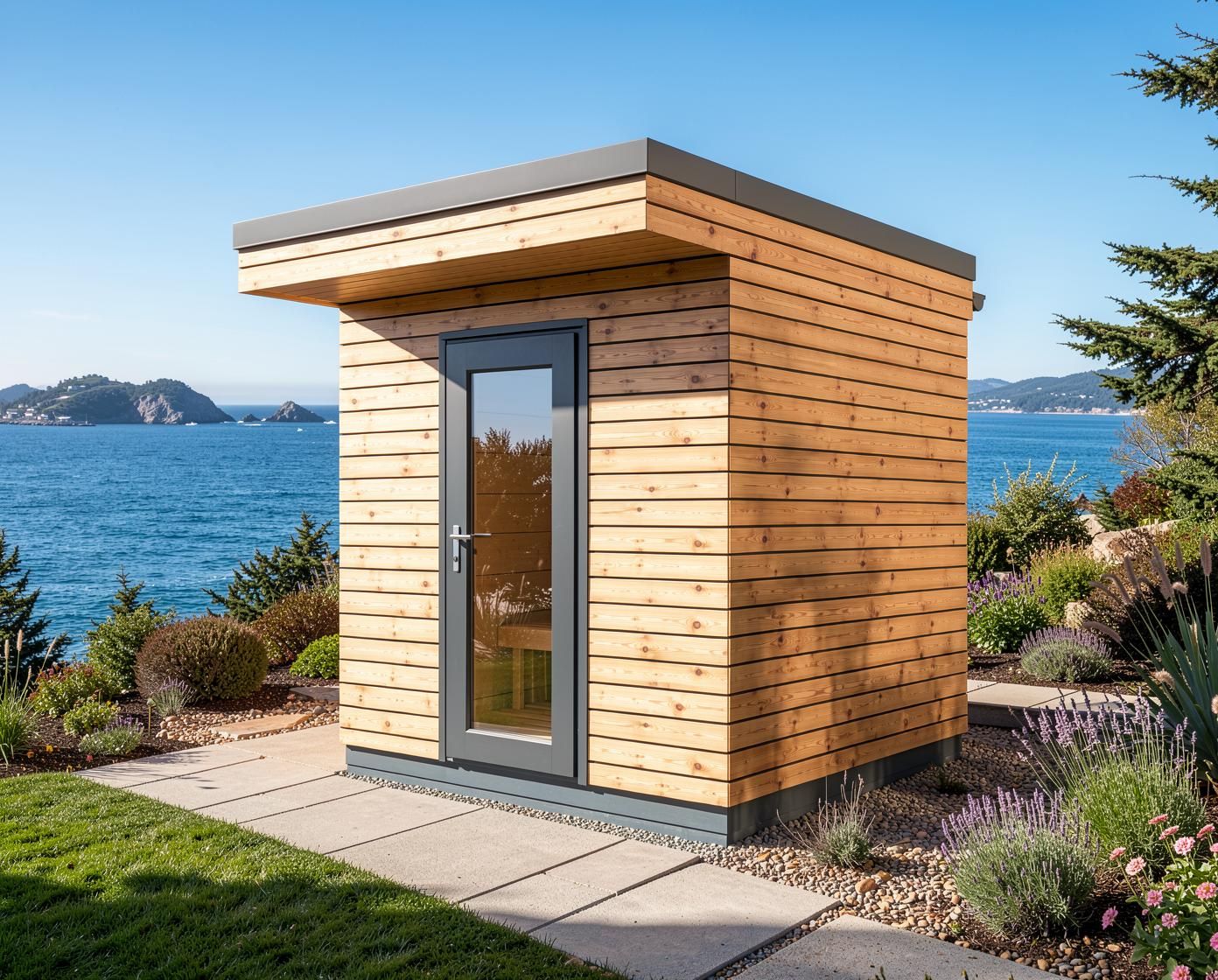 HEIRLOOM BUDGET - Sauna House for 1-4 People, Natural Larch