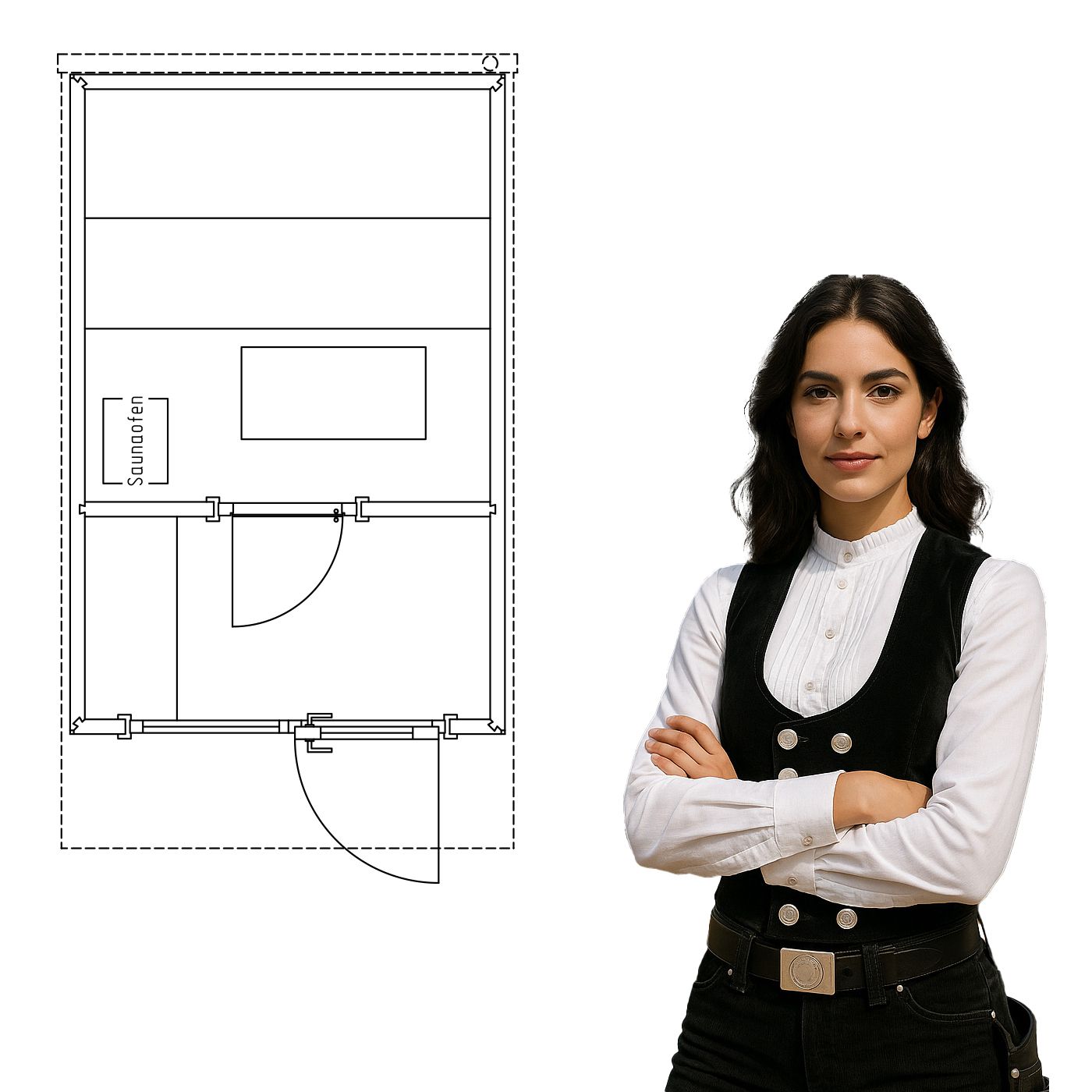Heirloom Panorama+L 236×358 with Vestibule 1-3 People