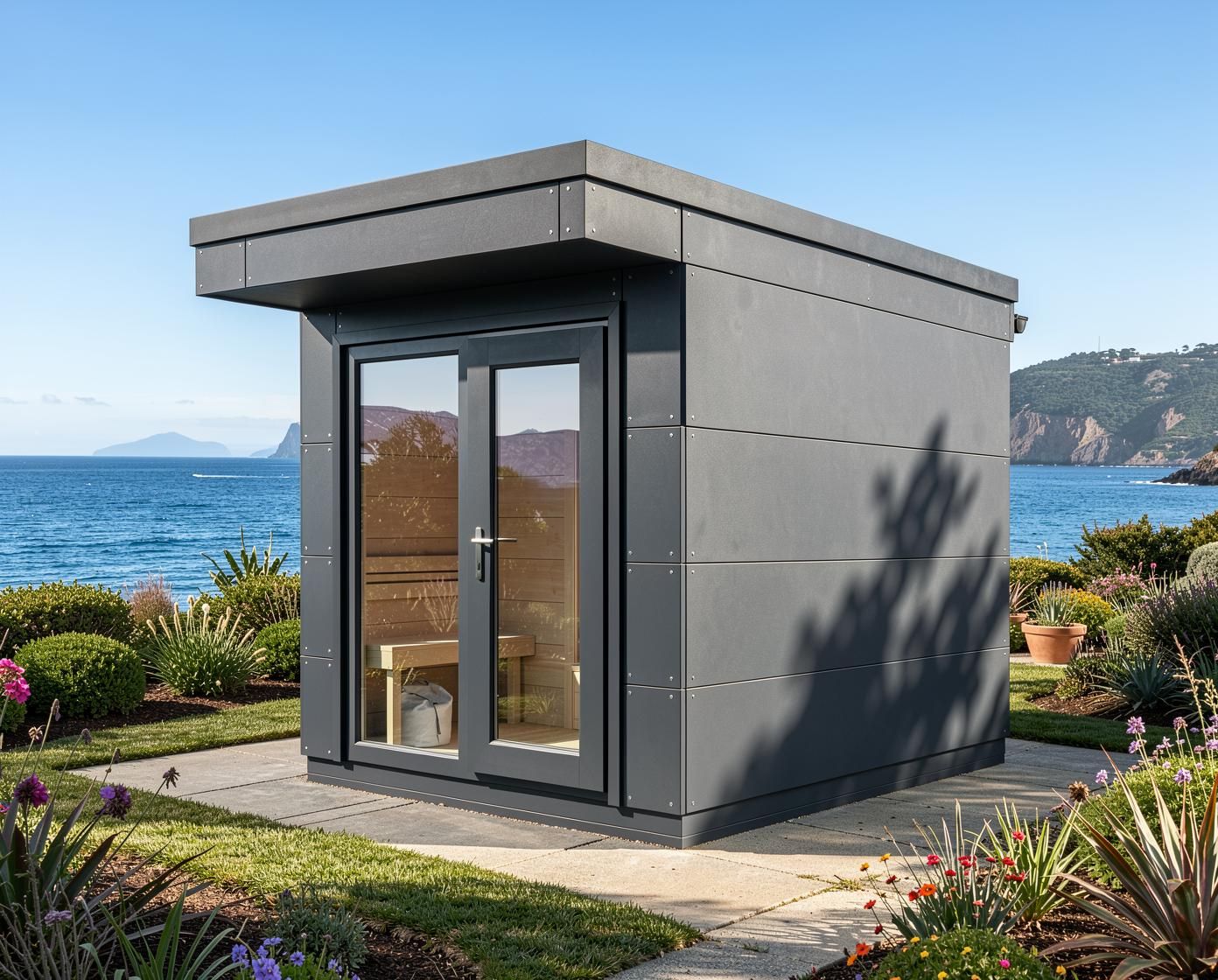 HEIRLOOM BUDGET Panorama+ - Sauna House with Anteroom for 1-5 People